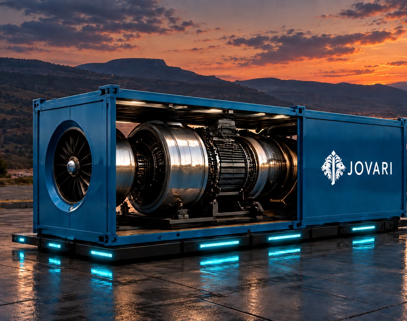 Jovari Jetpower containerized turbine propulsion unit
